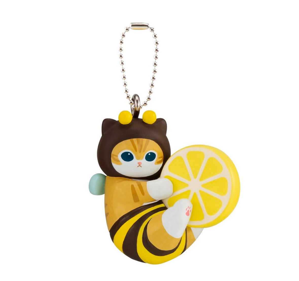 Gashapon Bandai Mofusand Bee Kitty Swing Charm Capsule Toy Full Set Of 5