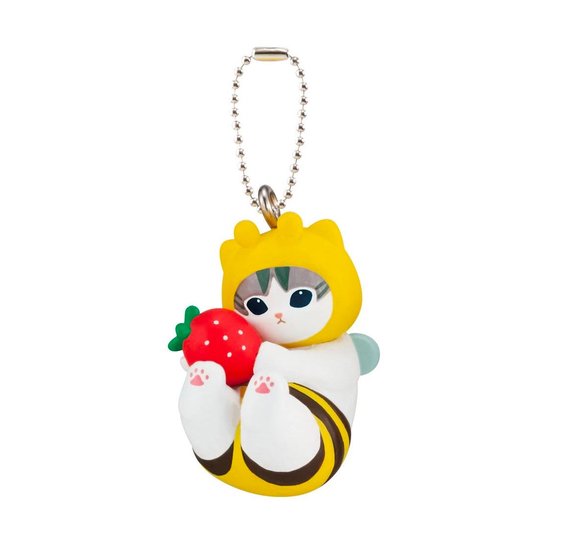 Gashapon Bandai Mofusand Bee Kitty Swing Charm Capsule Toy Full Set Of 5