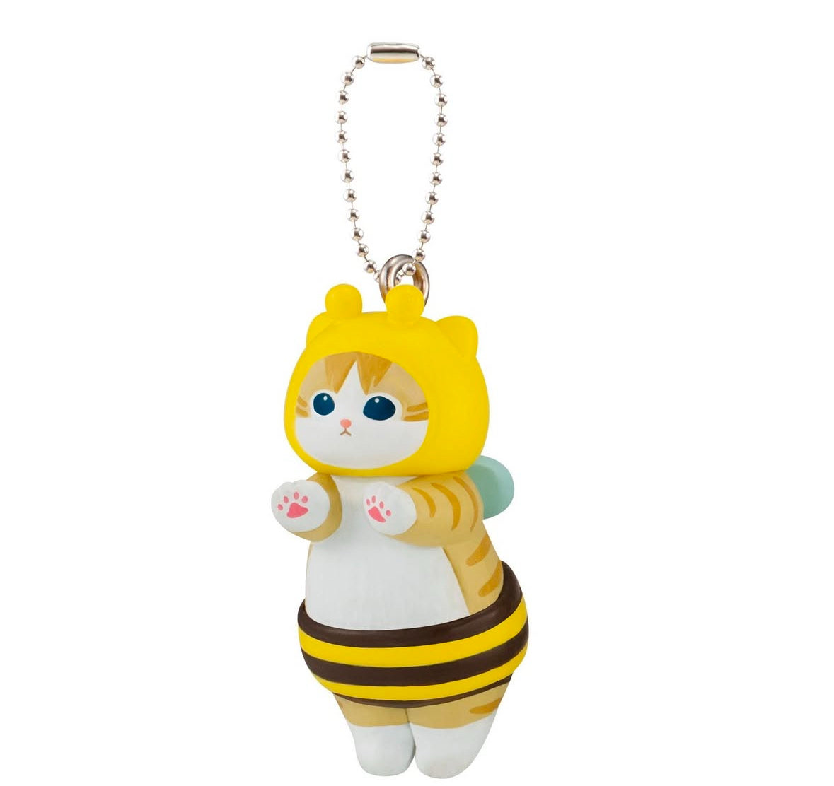 Gashapon Bandai Mofusand Bee Kitty Swing Charm Capsule Toy Full Set Of 5