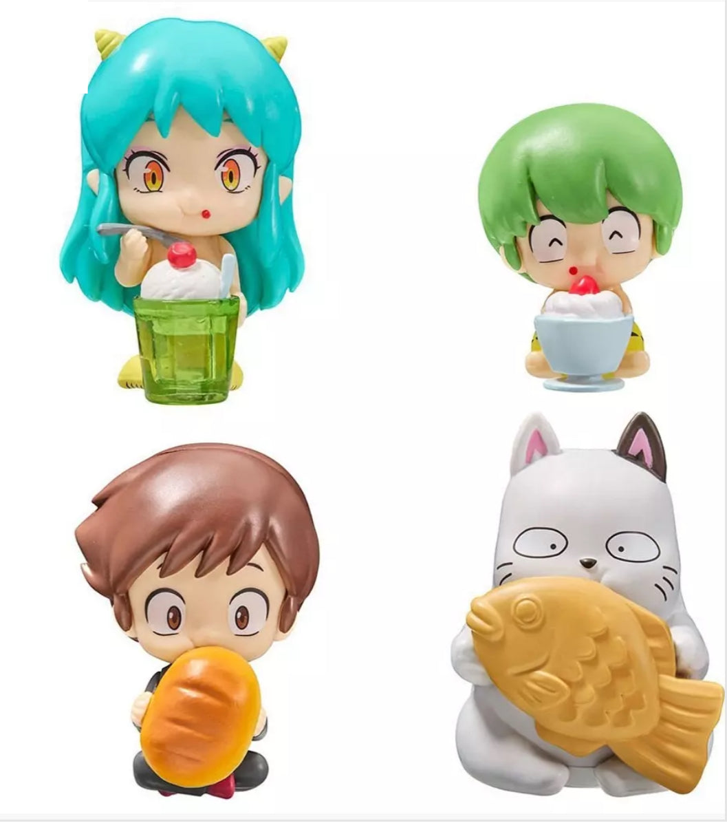 Gashapon Bandai Urusei Yatsura Mogu Mogu Squad Capsule Toy Full Set Of 4