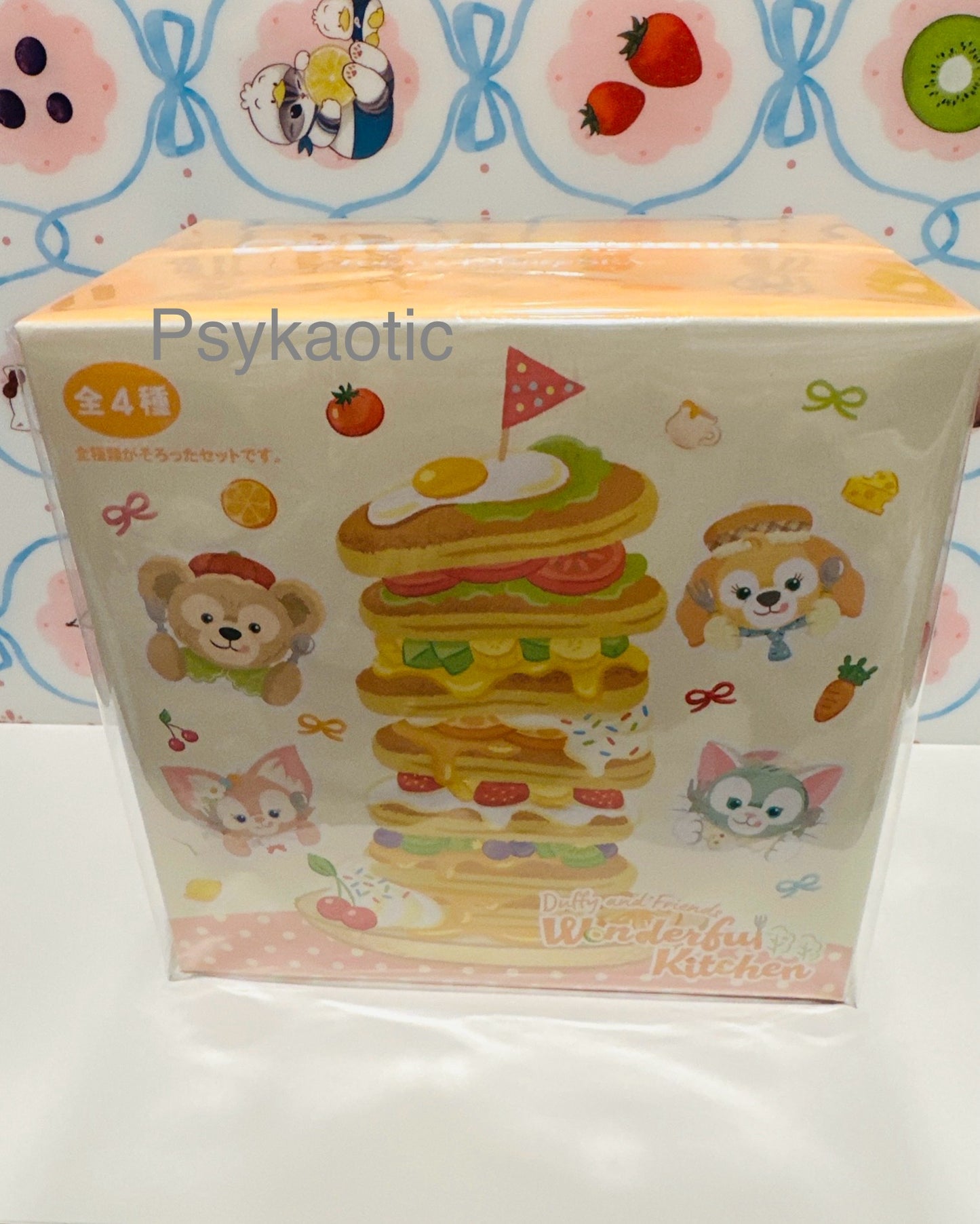 Tokyo DisneySea Duffy And Friends Wonderful Kitchen Straps Collection Full Set of 4