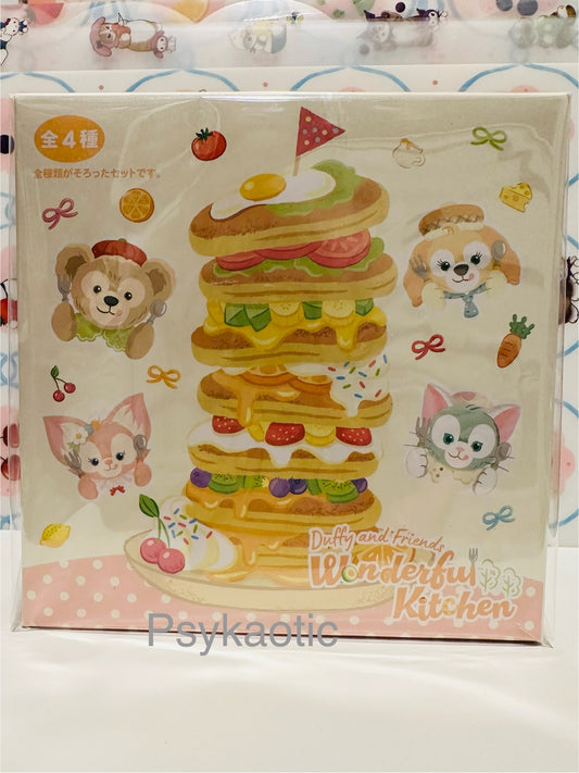 Tokyo DisneySea Duffy And Friends Wonderful Kitchen Straps Collection Full Set of 4