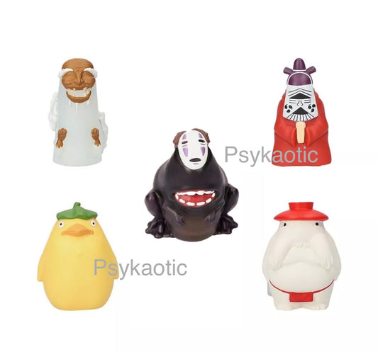 Studio Ghibli Spirited Away Finger Puppets Spirits Set Of 5 New